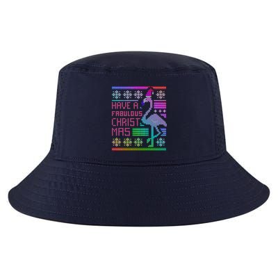 Flamingo Ugly Christmas Cool Comfort Performance Bucket Hat