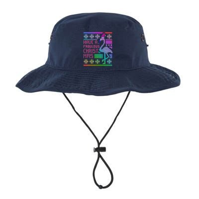 Flamingo Ugly Christmas Bucket Hat