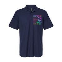 Flamingo Ugly Christmas Softstyle Adult Sport Polo