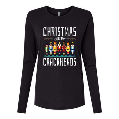 Family Ugly Christmas With The Crackheads Womens Cotton Relaxed Long Sleeve T-Shirt