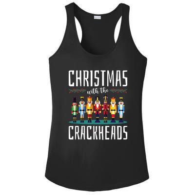 Family Ugly Christmas With The Crackheads Ladies PosiCharge Competitor Racerback Tank