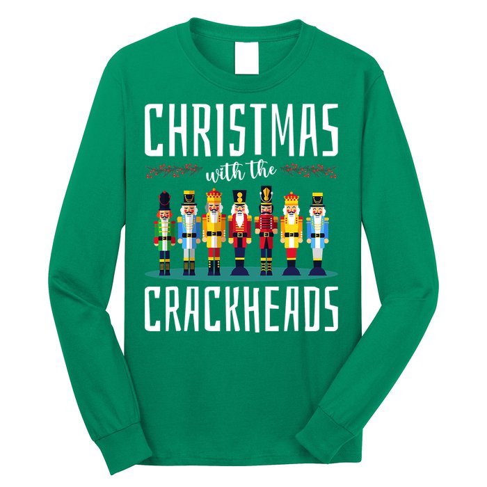 Family Ugly Christmas With The Crackheads Long Sleeve Shirt