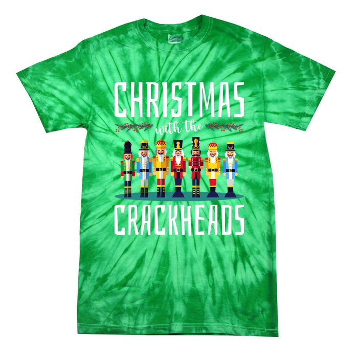 Family Ugly Christmas With The Crackheads Tie-Dye T-Shirt