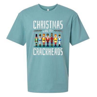 Family Ugly Christmas With The Crackheads Sueded Cloud Jersey T-Shirt