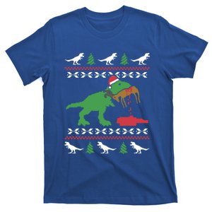 Funny Ugly Christmas Sweater Trex Reindeer Ugly Xmas Trex Great Gift T-Shirt