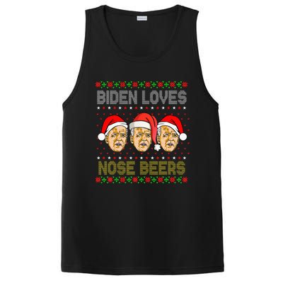 Funny Ugly Christmas Biden Loves Nose Beers PosiCharge Competitor Tank