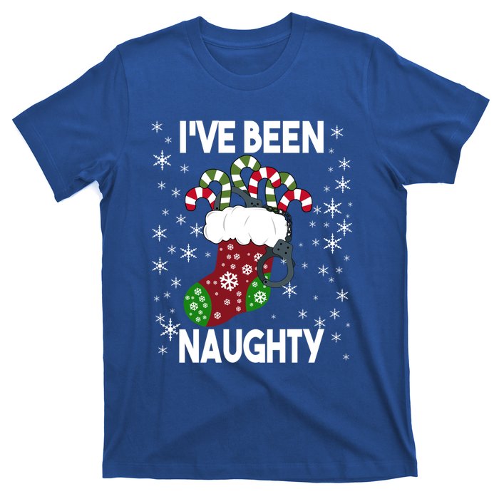 Funny Ugly Couples Christmas IVe Been Naughty Gift T-Shirt