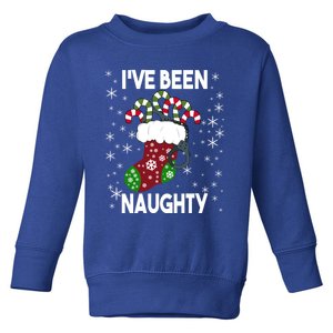 Funny Ugly Couples Christmas IVe Been Naughty Gift Toddler Sweatshirt