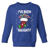 Funny Ugly Couples Christmas IVe Been Naughty Gift Toddler Sweatshirt