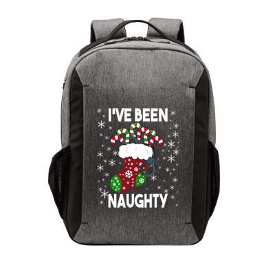 Funny Ugly Couples Christmas IVe Been Naughty Gift Vector Backpack