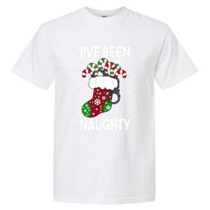 Funny Ugly Couples Christmas IVe Been Naughty Gift Garment-Dyed Heavyweight T-Shirt