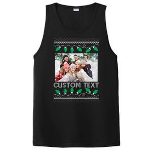 Family Ugly Christmas Sweater Design Custom Photo Text PosiCharge Competitor Tank