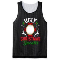 Funny Ugly Christmas Sweater With Mirror Mesh Reversible Basketball Jersey Tank