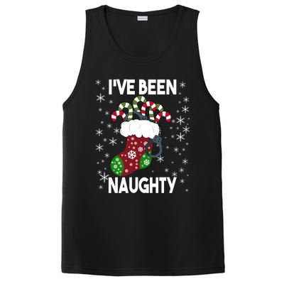 Funny Ugly Couples Christmas IVe Been Naughty Gift PosiCharge Competitor Tank