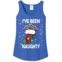 Funny Ugly Couples Christmas IVe Been Naughty Gift Ladies Essential Tank