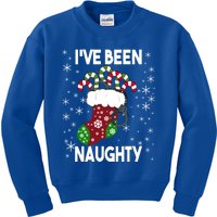 Funny Ugly Couples Christmas IVe Been Naughty Gift Kids Sweatshirt