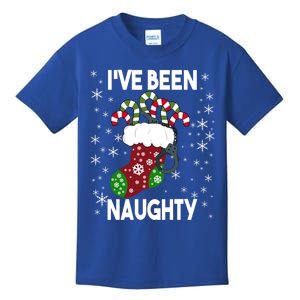 Funny Ugly Couples Christmas IVe Been Naughty Gift Kids T-Shirt