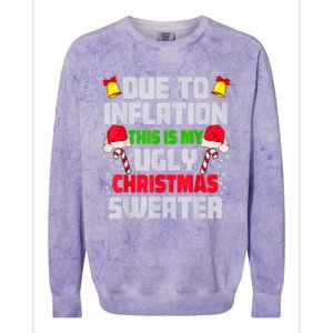 Funny Ugly Christmas Sweaters Shirt Santa Xmas Colorblast Crewneck Sweatshirt