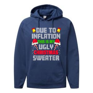 Funny Ugly Christmas Sweaters Shirt Santa Xmas Performance Fleece Hoodie