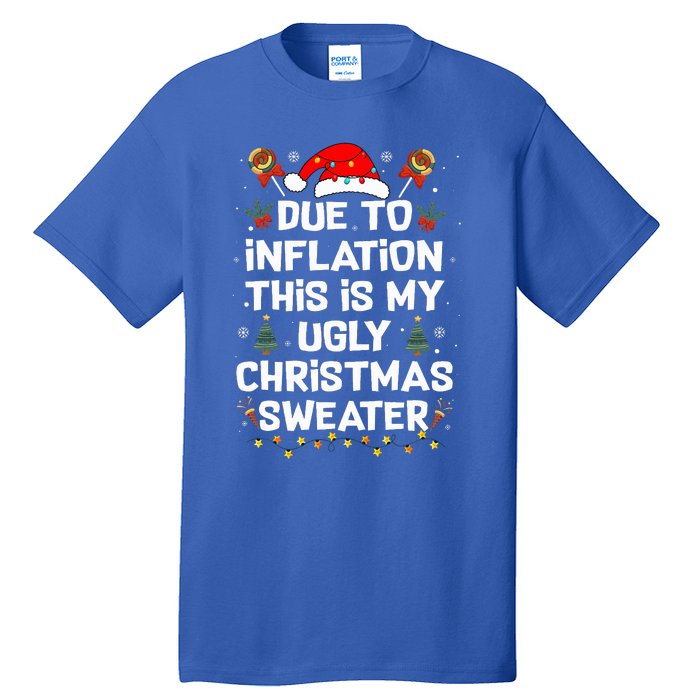 Funny Ugly Christmas Sweater  Couples Matching Xmas  Tall T-Shirt