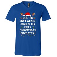 Funny Ugly Christmas Sweater  Couples Matching Xmas  V-Neck T-Shirt