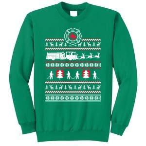 Firefighter Ugly Christmas Sweater Sweatshirt