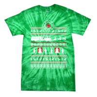 Firefighter Ugly Christmas Sweater Tie-Dye T-Shirt