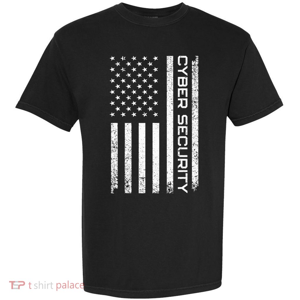 Funny Usa Cyber Security Art Anti Malware Geek Garment-Dyed Heavyweight T-Shirt