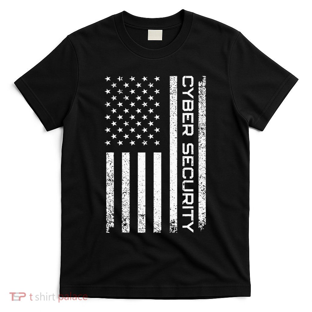 Funny Usa Cyber Security Art Anti Malware Geek T-Shirt