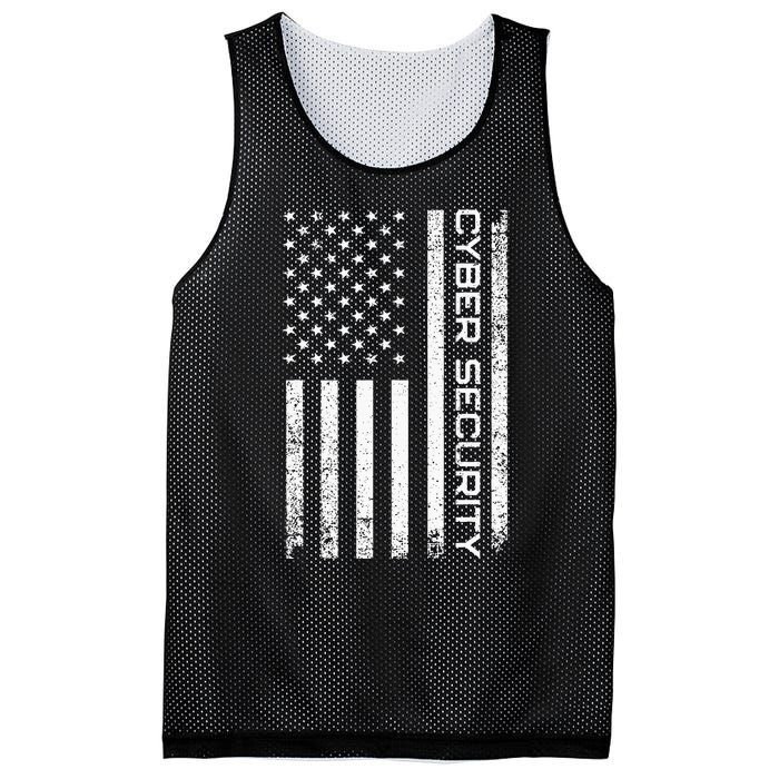 Funny Usa Cyber Security Art Anti Malware Geek Mesh Reversible Basketball Jersey Tank