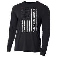 Funny Usa Cyber Security Art Anti Malware Geek Cooling Performance Long Sleeve Crew