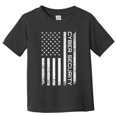 Funny Usa Cyber Security Art Anti Malware Geek Toddler T-Shirt
