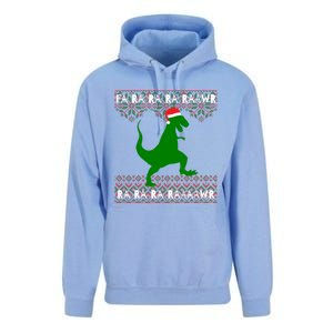 Funny Ugly Christmas Tyrannosaurus Rex Dinosaur Cute Gift Unisex Surf Hoodie