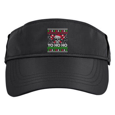 Funny Ugly Christmas Santa Pirate Yo Ho Ho Gift Adult Drive Performance Visor