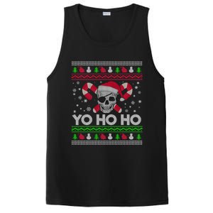 Funny Ugly Christmas Santa Pirate Yo Ho Ho Gift PosiCharge Competitor Tank