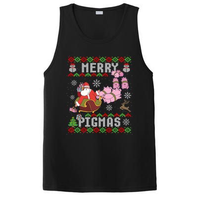 Funny Ugly Christmas Merry Pigmas Gift PosiCharge Competitor Tank