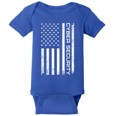 Funny Usa Cyber Security Art For Anti Malware Geek Gift Baby Bodysuit