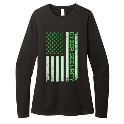 Funny Usa Cyber Security Art For Anti Malware Geek Gift Womens CVC Long Sleeve Shirt