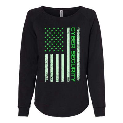 Funny Usa Cyber Security Art For Anti Malware Geek Gift Womens California Wash Sweatshirt