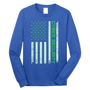 Funny Usa Cyber Security Art For Anti Malware Geek Gift Long Sleeve Shirt