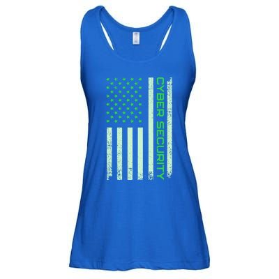 Funny Usa Cyber Security Art For Anti Malware Geek Gift Ladies Essential Flowy Tank