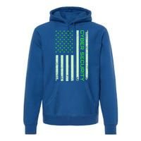 Funny Usa Cyber Security Art For Anti Malware Geek Gift Premium Hoodie