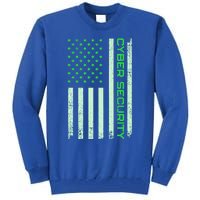 Funny Usa Cyber Security Art For Anti Malware Geek Gift Tall Sweatshirt