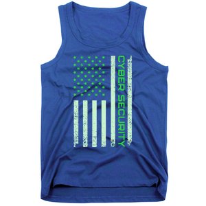 Funny Usa Cyber Security Art For Anti Malware Geek Gift Tank Top