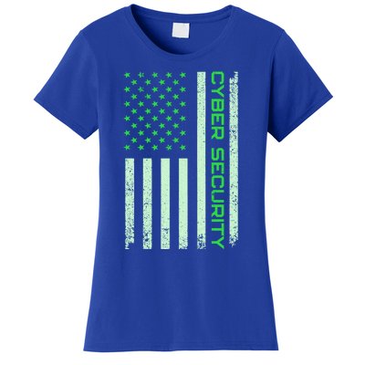 Funny Usa Cyber Security Art For Anti Malware Geek Gift Women's T-Shirt