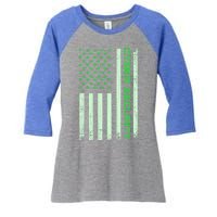 Funny Usa Cyber Security Art For Anti Malware Geek Gift Women's Tri-Blend 3/4-Sleeve Raglan Shirt