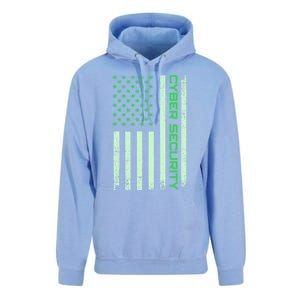 Funny Usa Cyber Security Art For Anti Malware Geek Gift Unisex Surf Hoodie