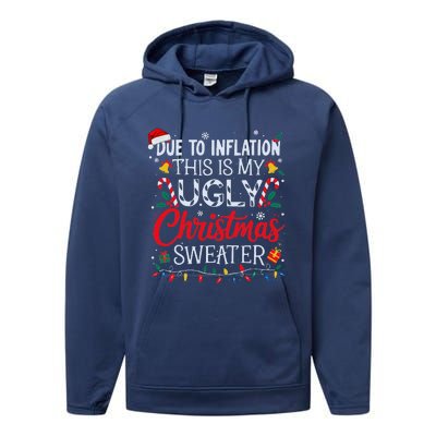 Funny Ugly Christmas Sweatercouples Matching Xmas Performance Fleece Hoodie