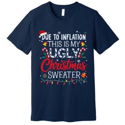 Funny Ugly Christmas Sweatercouples Matching Xmas Premium T-Shirt