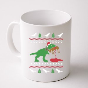 Funny Ugly Christmas Sweater Trex Reindeer Ugly Xmas Trex Meaningful Gift Coffee Mug